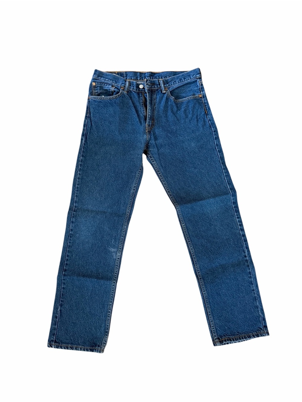Levi Strauss 505 Men’s Medium Wash Slim Straight Leg Denim Jeans Sz 33/32 GUC
